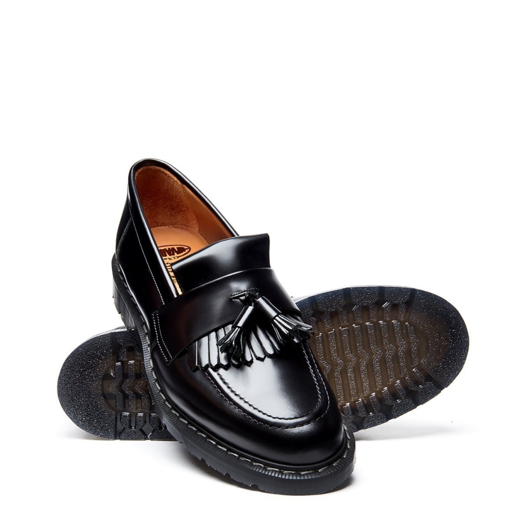 orinoco 2 loafer black hi shine leather